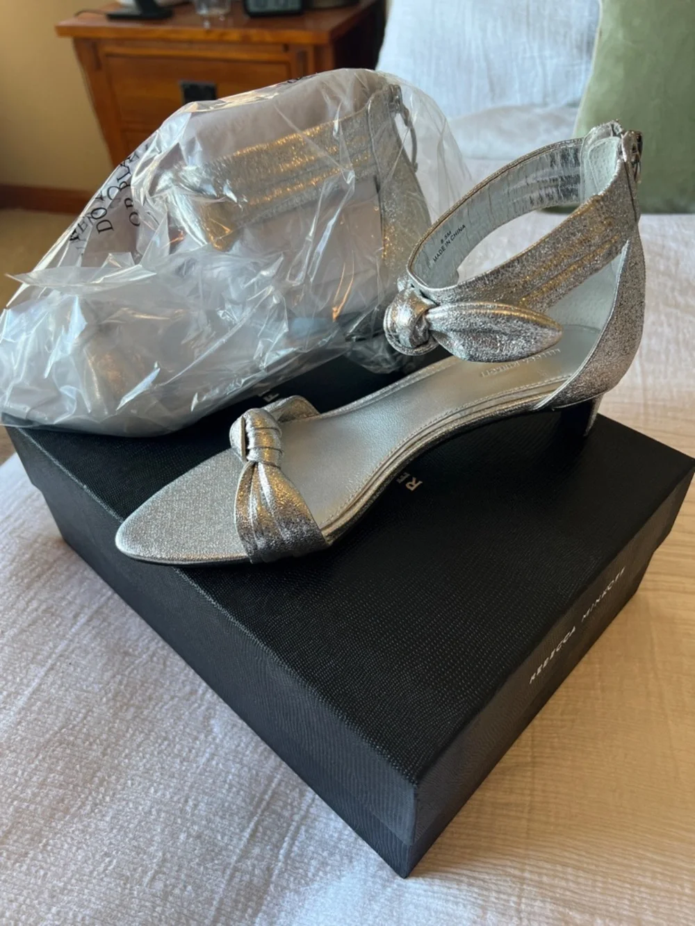 Rebecca Minkoff Silver sandals - Picture 1 of 4